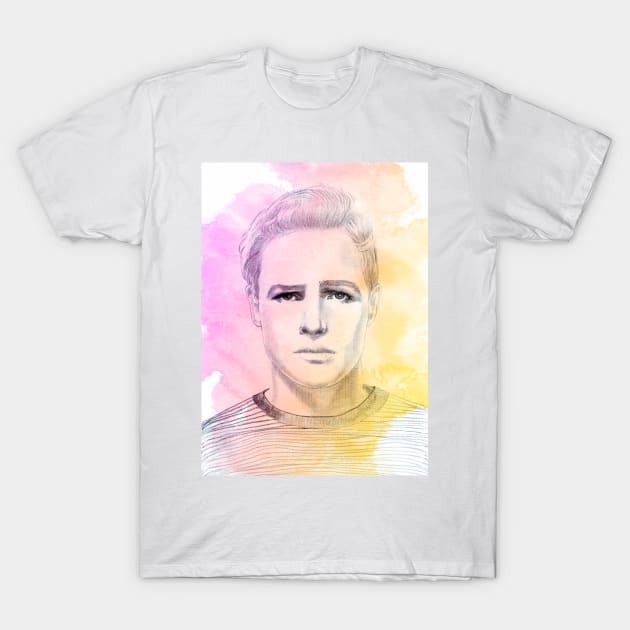 MARLON BRANDO T-Shirt by Svetlana Pelin